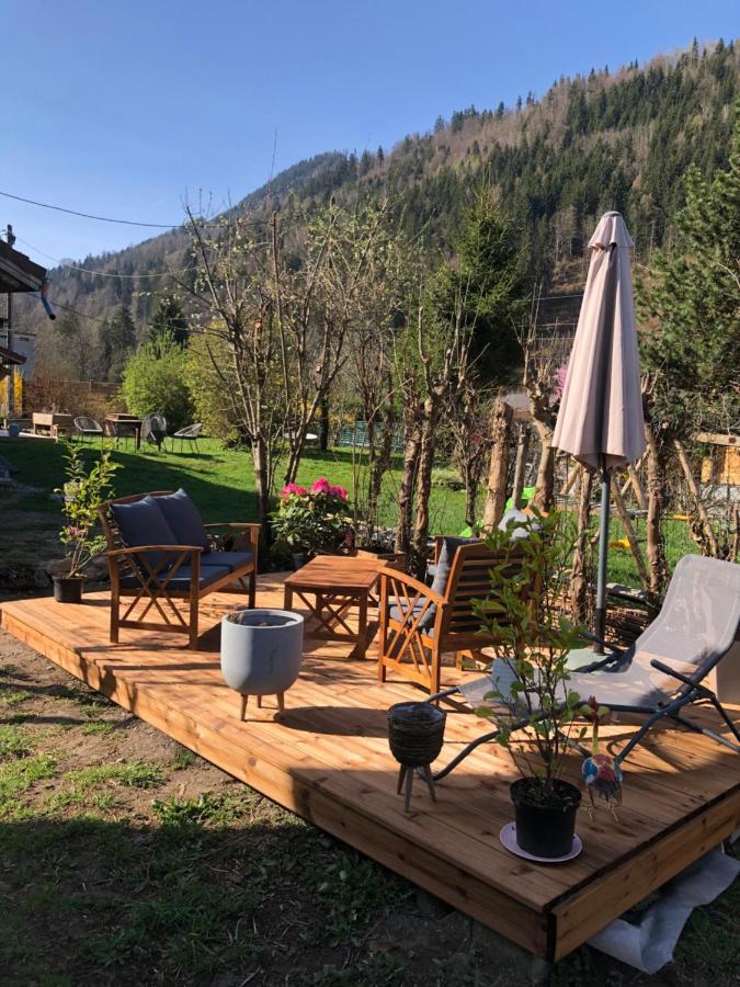 הוילה סן-ג'רבה-לה-באן Mazot Savoyard Situe A 25 Kms De Chamonix מראה חיצוני תמונה